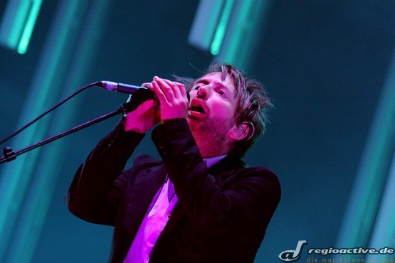Thom Yorke, Leadsänger von Radiohead beim Southside Festival 2008.
