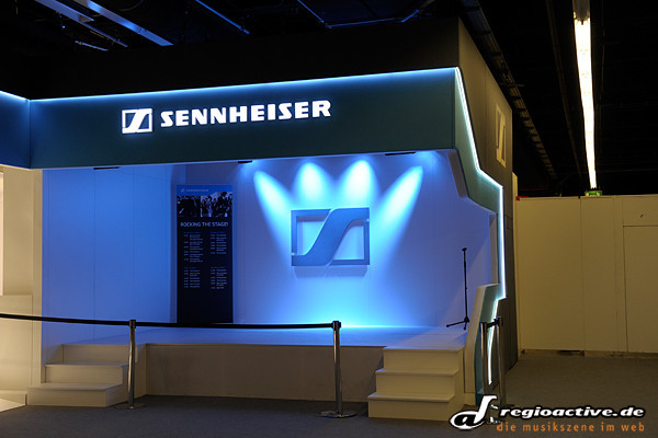Eindrücke vom Sennheiser-Stand auf der Frankfurter Musikmesse 2012